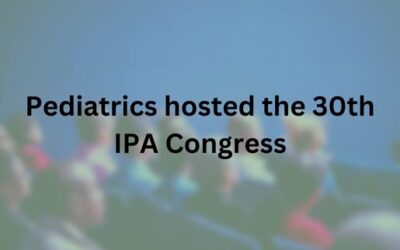 Pediatrics hosted the 30th IPA Congress