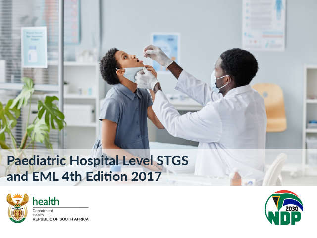 Paediatric Hospital Level STGS and EML 4th Edition 